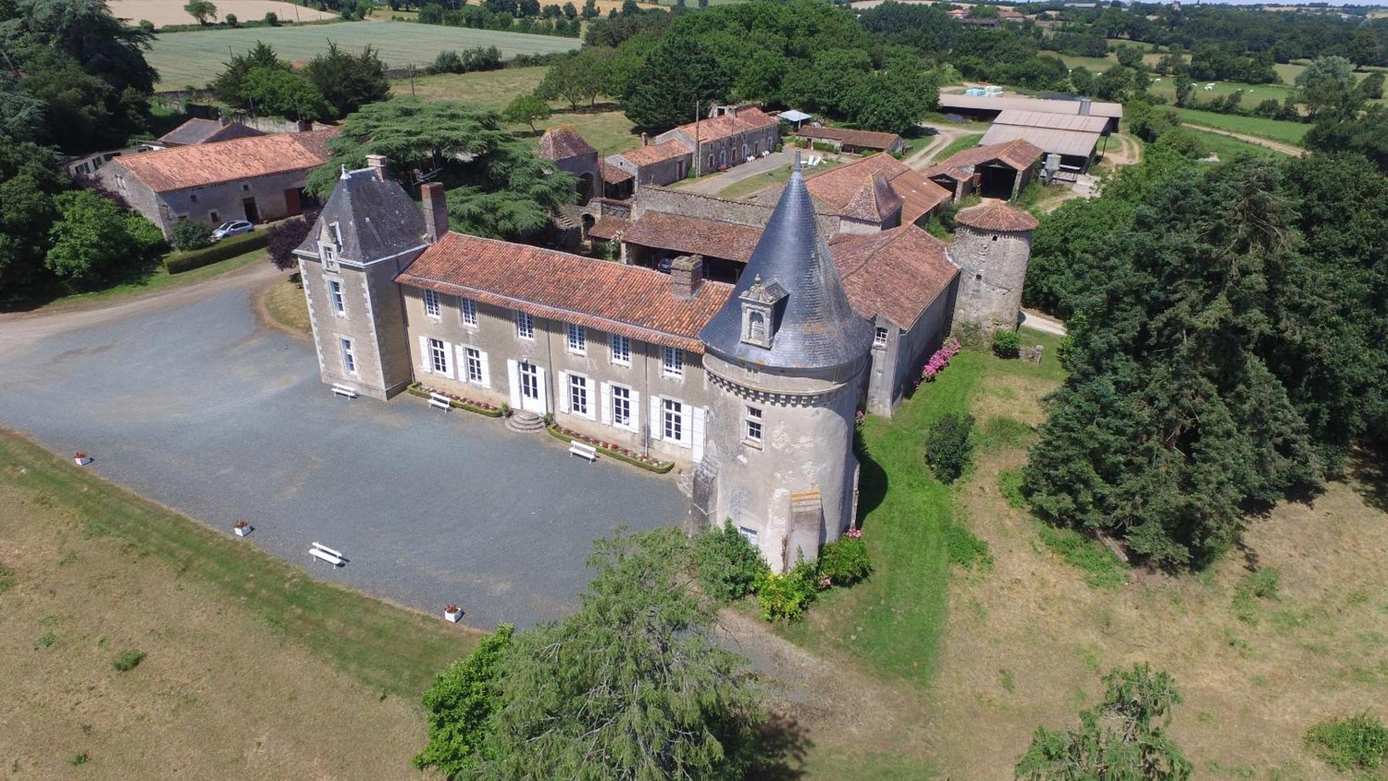シャントネー Manoir De Ponsayヴィラ エクステリア 写真